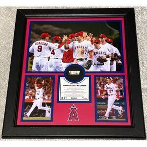 2014 American Leagues West Champions Angels  21 of 500 Rare 17x15” FANATICS